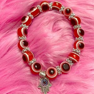 Evil Eye/Hamsa Hand Bracelet